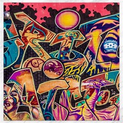 Doodle Wallpaper Texture Grafiti Multi Colored Art Canvas 12  X 12 