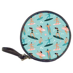 Beach-surfing-surfers-with-surfboards-surfer-rides-wave-summer-outdoors-surfboards-seamless-pattern- Classic 20-cd Wallets