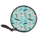 Beach-surfing-surfers-with-surfboards-surfer-rides-wave-summer-outdoors-surfboards-seamless-pattern- Classic 20-CD Wallets Front