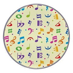 Seamless Pattern Musical Note Doodle Symbol Wireless Charger by Wegoenart
