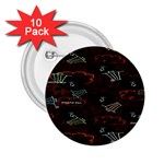 Geometric Pattern Recycle Bin 2.25  Buttons (10 pack)  Front