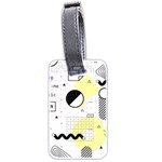 Graphic-design-geometric-background Luggage Tag (two sides) Front