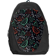 Seamless-vector-pattern-with-watermelons-mint -- Backpack Bag by Wegoenart