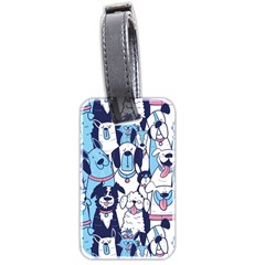 Dogs-seamless-pattern Luggage Tag (two Sides)