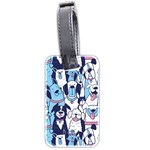 Dogs-seamless-pattern Luggage Tag (two sides) Front