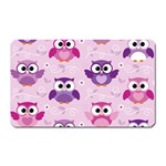 Seamless Cute Colourfull Owl Kids Pattern Magnet (Rectangular) Front