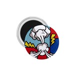 Rays Smoke Pop Art Style Vector Illustration 1.75  Magnets Front