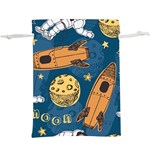 Missile Pattern  Lightweight Drawstring Pouch (XL) Back