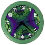 Abstract Fractal Art Pattern Color Wall Clock Front