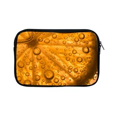 Lime Water Bubbles Macro Light Detail Background Apple Ipad Mini Zipper Cases by Wegoenart