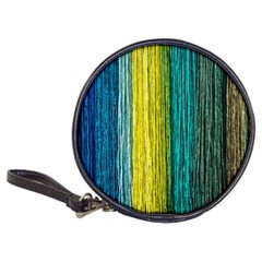 Line Rope Fiber Close Up Multicoloured Background Classic 20-cd Wallets