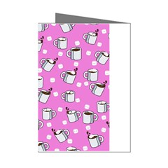 Coffee Chocolate Milk Drink Hot Mini Greeting Cards (pkg Of 8)