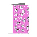 Coffee Chocolate Milk Drink Hot Mini Greeting Cards (Pkg of 8) Right