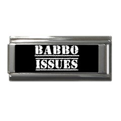 Babbo Issues - Italian Humor Superlink Italian Charm (9mm) by ConteMonfrey