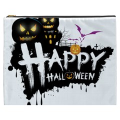 Happy Halloween Cosmetic Bag (xxxl) by Jancukart