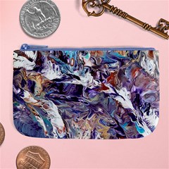 Abstract Cross Currents Large Coin Purse