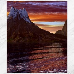 Sunset Island Tropical Sea Ocean Water Travel Canvas 20  X 24 