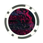 Granite Glitch Poker Chip Card Guard Back