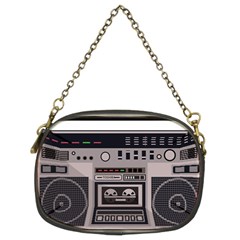 Cassette Recorder 80s Music Stereo Chain Purse (two Sides) by Pakemis