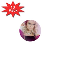 Beauty 1  Mini Buttons (10 Pack) 