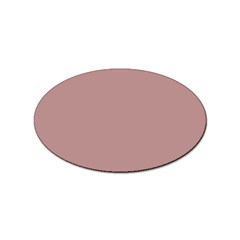 Color Rosy Brown Sticker Oval (100 Pack) by Kultjers