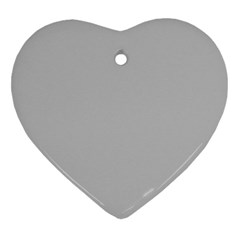 Color Silver Heart Ornament (two Sides) by Kultjers