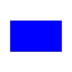 Color Blue Sticker Rectangular (10 Pack) by Kultjers