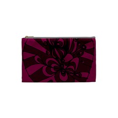 Aubergine Zendoodle Cosmetic Bag (small) by Mazipoodles