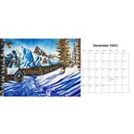 Desk Calendar 11 x 5 Dec 2025