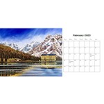 Desk Calendar 11 x 5 Feb 2025