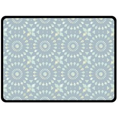 Kaleidoscope Duck Egg Fleece Blanket (large)