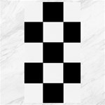 Grid-domino-bank-and-black Canvas 40  x 72  39.28 x69.23  Canvas - 1