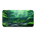 River Forest Woods Nature Rocks Japan Fantasy Medium Bar Mat 16 x8.5  Bar Mat