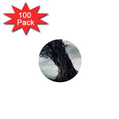 Trees Forest Woods Drawing Fantasy Dream 1  Mini Buttons (100 Pack) 