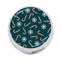 Christmas Seamless Pattern With Candies Snowflakes 4-port Usb Hub (two Sides) by Uceng