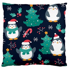 Colorful Funny Christmas Pattern Standard Flano Cushion Case (one Side)