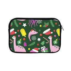 Dinosaur Colorful Funny Christmas Pattern Apple Ipad Mini Zipper Cases by Uceng