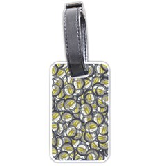 Gong Instrument Motif Pattern Luggage Tag (one Side) by dflcprintsclothing