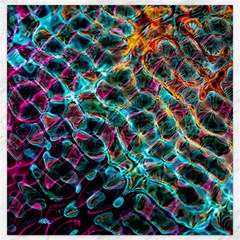 Fractal Abstract Waves Background Wallpaper Canvas 12  X 12 