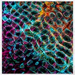 Fractal Abstract Waves Background Wallpaper Canvas 12  x 12  11.4 x11.56  Canvas - 1