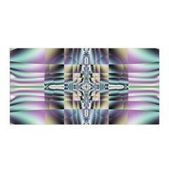 Modern Art Abstract Pattern Satin Wrap 35  X 70 