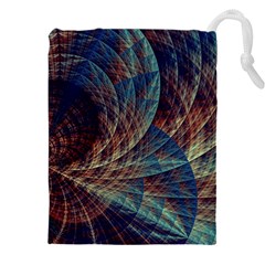 Fractal Abstract Art Drawstring Pouch (5xl)