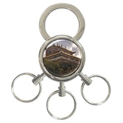 Buddhist Temple, Lavalleja, Uruguay 3-ring Key Chain by dflcprintsclothing