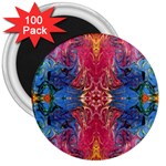 Firey Repeats I 3  Magnets (100 pack) Front