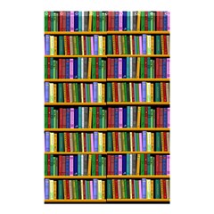 Books On A Shelf Shower Curtain 48  X 72  (small)  by TetiBright