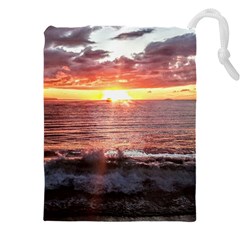 Tropical Sunset Drawstring Pouch (5xl)