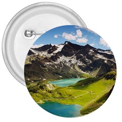Aerial View Of Mountain And Body Of Water 3  Buttons