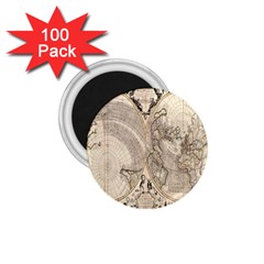 Mapa Mundi - 1774 1 75  Magnets (100 Pack) 