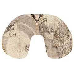Mapa Mundi - 1774 Travel Neck Pillow by ConteMonfrey
