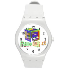 Fashionkiller12 Round Plastic Sport Watch (m)